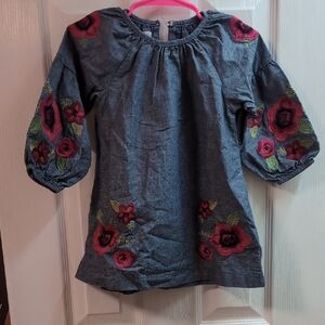 Mud Pie Blue Denim Dress